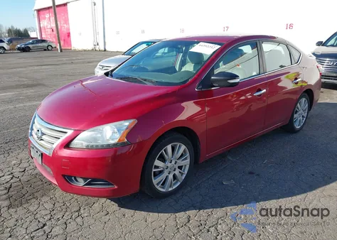 2013 Nissan Sentra Sl z USA, uszkodzony, nr VIN 3N1AB7AP1DL608365